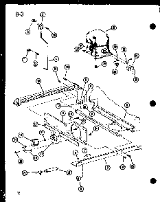 Section 2 Diagram and Parts List for TC18F-A-P75288-19WA  Amana Refrigerator