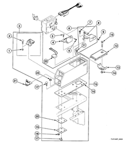 Meter Case Diagram and Parts List for SWTW20QN  Speed Queen Washer