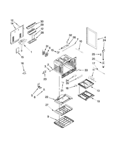 Part Location Diagram of 7002P447-60 Whirlpool INSULATION