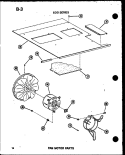 FAN MOTOR PARTS Diagram and Parts List for 614-2P P5472059R Amana Air Conditioner