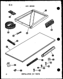 INSTALLATION KIT PARTS Diagram and Parts List for 614-2P P5472059R Amana Air Conditioner