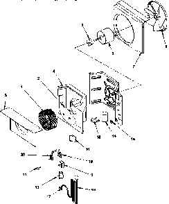 Fan And Control Assy Diagram and Parts List for RC10091A1D PRC10091A1D Amana Air Conditioner