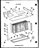 EVAP PARTS Diagram and Parts List for 6245J P5472053R Amana Air Conditioner