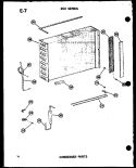 CONDENSER PARTS Diagram and Parts List for 218-3EW P5541742R Amana Air Conditioner