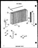 CONDENSER PARTS Diagram and Parts List for 218D-3EWS P5541777R Amana Air Conditioner
