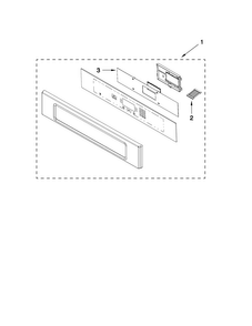 Control Panel Parts Diagram and Parts List for JMC2130WS01  Jenn-Air Microwave