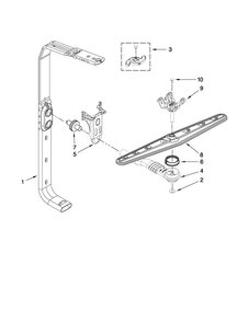 Part Location Diagram of W10199807 Whirlpool HOLDER