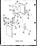 CONTROL PARTS Diagram and Parts List for ES218-3SPT P6753502R Amana Air Conditioner