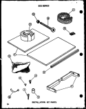 INSTALLATION KIT PARTS Diagram and Parts List for ES218-3SPT P6753502R Amana Air Conditioner