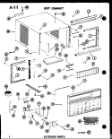 SCOTT COMPACT EXTERIOR PARTS Diagram and Parts List for 16-3SPMK P5497459R Amana Air Conditioner