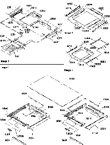 Shelving Assemblies Diagram and Parts List for TZI18V2E-P1319001WE  Amana Refrigerator