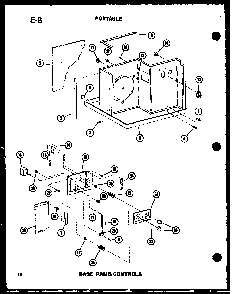 Section 4 Diagram and Parts List for ES6P-2SPMP P54972-35R Amana Air Conditioner