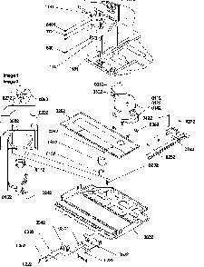 Machine Compartment Assembly Diagram and Parts List for BM20TBL-P1305801WL  Amana Refrigerator