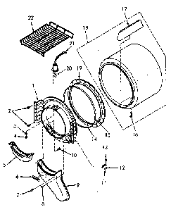 Part Location Diagram of 54608 Maytag DISCONTINUED