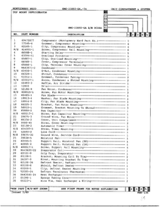 Unit Compartment And System Page 2 Diagram and Parts List for 23892-OA  Admiral Refrigerator