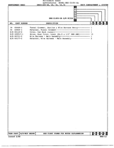 Unit Compartment/system Page 3 Diagram and Parts List for 21484-OA  Admiral Refrigerator
