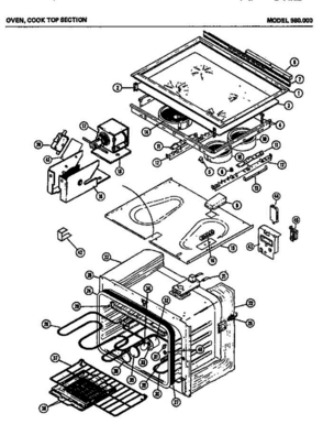 Part Location Diagram of M5D203 Whirlpool NOT AVAILABLE