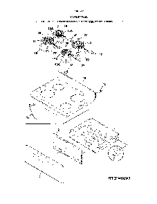 Top/Drawer Diagram and Parts List for 79094152312  Kenmore Range