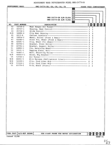 Fresh  Food Compartment Page 3 Diagram and Parts List for 2477AB  Admiral Refrigerator