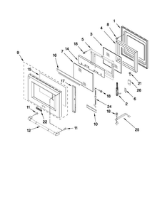 Part Location Diagram of W10145760 Whirlpool PANEL, EXTERIOR