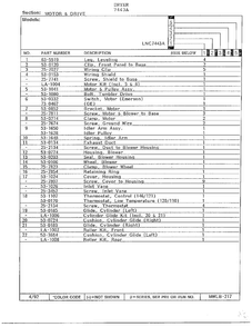 Motor And Drive Page 2 Diagram and Parts List for 7443A  Norge Dryer