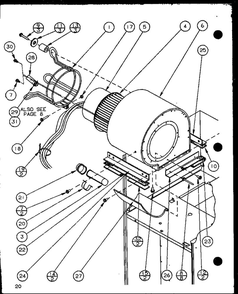 Diagram 8 Diagram and Parts List for GCI140C35B P1106608F Amana Furnace