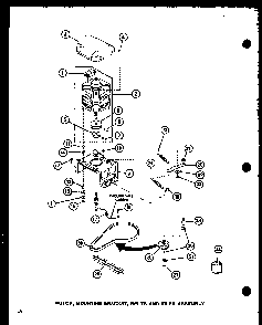 Section 6 Diagram and Parts List for LW2600 P7804701W W Amana Washer