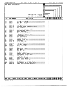 Fresh Food Compartment Page 3 Diagram and Parts List for 23874B  Admiral Refrigerator