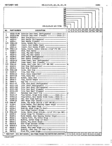 Doors/misc Page 2 Diagram and Parts List for 21474A  Admiral Refrigerator