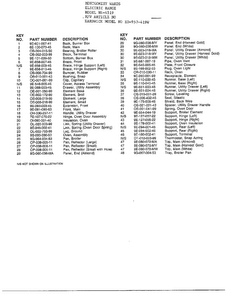 Electric Range Page 3 Diagram and Parts List for 4519  Hardwick Range