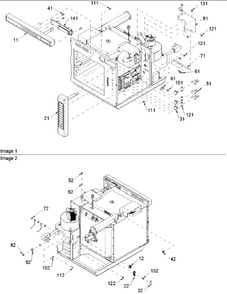 Control Diagram and Parts List for UCA2000NT-P1325905  Amana Microwave
