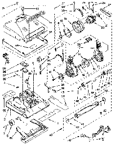 Nozzle And Motor Diagram and Parts List for 1163035290C  Kenmore Canister Vacuum