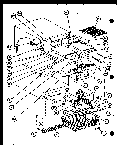 Section 9 Diagram and Parts List for BW20K-P7812510W  Amana Refrigerator