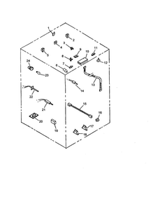 Electrical Components Diagram and Parts List for AGDS901E P1131829NE Amana Range