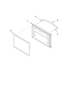 Freezer Door Parts Diagram and Parts List for MFF2558VEM9  Maytag Refrigerator
