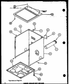 Section 10 Diagram and Parts List for LG3912W P1122703WW Amana Dryer