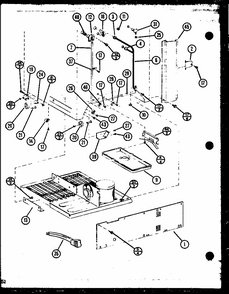 Section 13 Diagram and Parts List for TX18N-P1106212W  Amana Refrigerator