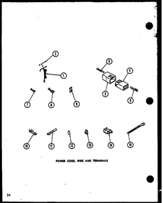 Section 1 Diagram and Parts List for LW2603 P1110504W W Amana Washer