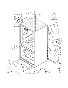 Part Location Diagram of W10710876 Whirlpool USE AND CARE GUIDE
