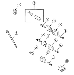 Terminals Diagram and Parts List for SSEF07QJ  Speed Queen Dryer