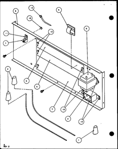 Diagram 3 Diagram and Parts List for AHK20A P1135305C Amana Air Conditioner