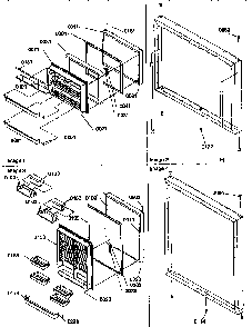 Door Assemblies Diagram and Parts List for 77277-P1311201WL  Amana Refrigerator