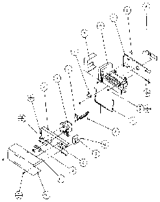 Ice Maker Diagram and Parts List for 36768-P1135803W  Amana Refrigerator