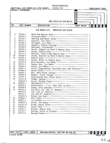 Ice Maker Kit Diagram and Parts List for 21524-0A  Admiral Refrigerator