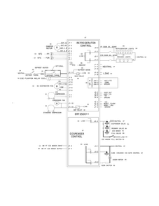 Wiring Schematic Diagram and Parts List for CRSH238MB6  Crosley Refrigerator