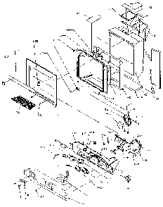 Dispenser Diagram and Parts List for SXDE27NP-P1162204W  Amana Refrigerator
