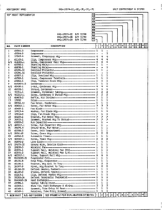 Unit Compartment/system Page 2 Diagram and Parts List for 19874C  Admiral Refrigerator
