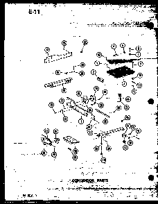 Condensor Parts Diagram and Parts List for SRI19E-1-C-P74870-16WC  Amana Refrigerator