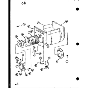 Diagram 2 Diagram and Parts List for BBC3610M-B P67346-6C Amana Air Conditioner