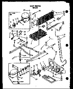 Unit Parts Diagram and Parts List for GFS207-MN02  Amana Refrigerator